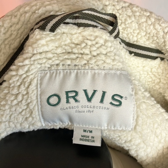 Orvis men’s dark green fuzzy sweater - Picture 5 of 5